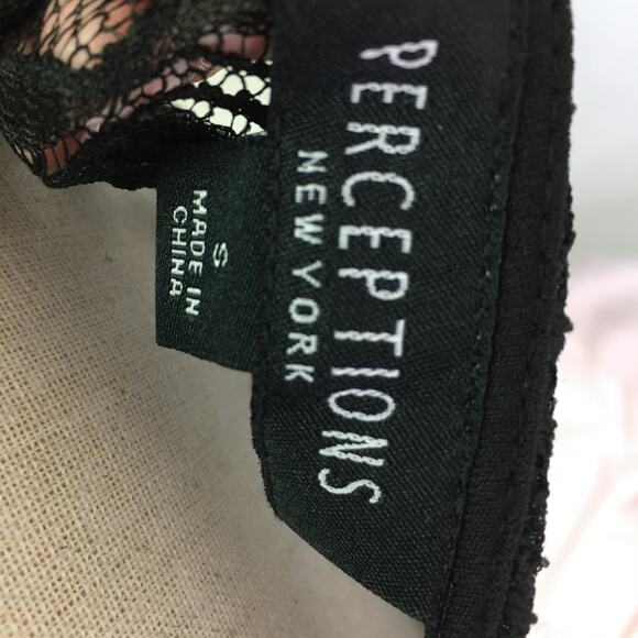 Perceptions New York Lace Dress Black Small - Picture 11 of 16